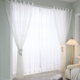 Embroidered Blackout Curtain Made to Measure Curtain Luxury European Thermal Insulated Drape For Living Room