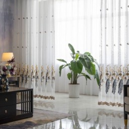 Peacock Embroidery Tulle...