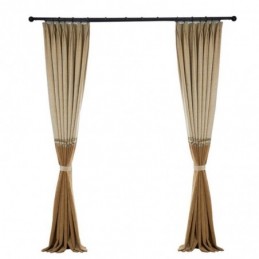 Modern Chenille Curtain Made to Measure Curtain Simple Splicing Jacquard Living Room Bedroom Fabric