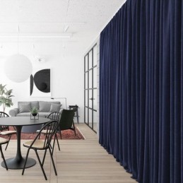 Dark Blue Flannels Blackout...