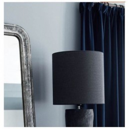 Dark Blue Flannels Blackout Curtain Made to Measure Curtain Panel Minimalist Solid Color Fabric Living Room Bedroom