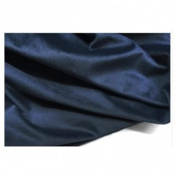 Dark Blue Flannels Blackout Curtain Made to Measure Curtain Panel Minimalist Solid Color Fabric Living Room Bedroom