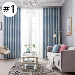 Modern Blackout Curtain Made to Measure Curtain Jacquard For Living Room Bedroom