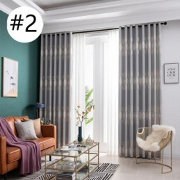 Modern Blackout Curtain Made to Measure Curtain Jacquard For Living Room Bedroom