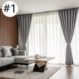 Solid Color Blackout Curtain Made to Measure Curtain Window Drapes Modern Curtains For Bedroom Living Room