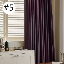 Simple Velvet Curtain Made to Measure Curtain Solid Color Shading Curtains For Living Room Bedroom