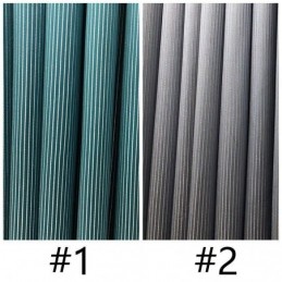 Household Vertical Strip Jacquard Blackout Curtains For Living Room