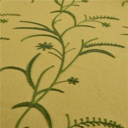 Cotton Linen Blackout Curtain Made to Measure Curtain Yellow Room Darkening Living Bedroom