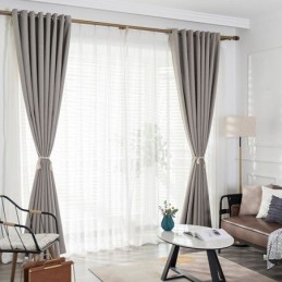 Fabric Curtain Made to Measure Curtain Blackout Window Curtains For Hotel Bedroom Living Room