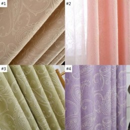 Vintage Semi Blackout Curtain Made to Measure Curtain Luxury Embroidery Living Room