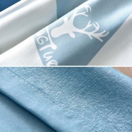 Nordic Semi Blackout Curtain Made to Measure Curtain Triangle Printed Living Room