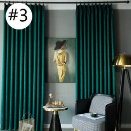 Modern Window Curtains Blackout Drapes For Living Bedroom