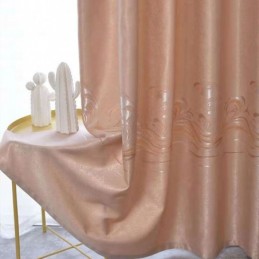 Modern Luxury Blackout Curtain Made to Measure Curtain Wave Design Curtains For Living Room