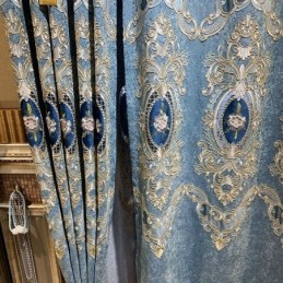 Luxury Curtain Made to Measure Curtain European Style Embroidery