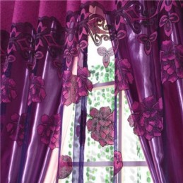 Breathable Sheer Curtain Made to Measure Curtain Jacquard Window Treatment