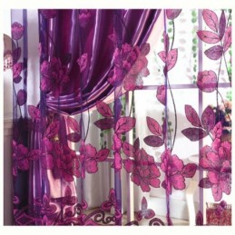 Breathable Sheer Curtain Made to Measure Curtain Jacquard Window Treatment