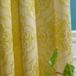 Simple Max Blackout Curtain Made to Measure Curtain Flower Stamen Jacquard Bedroom
