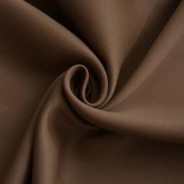 Solid Dark Coffee Curtain Made to Measure Curtain Modern Silk Imitation Living Room Bedroom Blackout Fabric