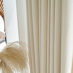 Velvet Solid Color Curtain...