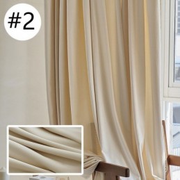 Velvet Solid Color Curtain Made to Measure Curtain Luxury Shading Curtains For Living Room