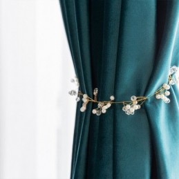 Nordic Style Curtain Made to Measure Curtain Solid Flannel For Living Room Hotel