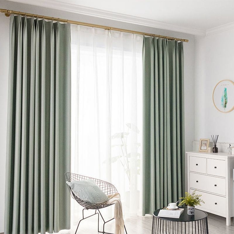 Nordic Striped Jacquard Curtain Made to Measure Curtain Blackout Curtains For Living Room Bedroom