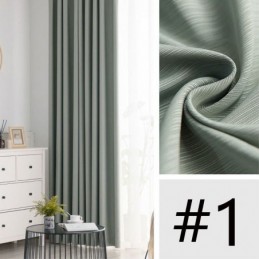 Nordic Striped Jacquard Curtain Made to Measure Curtain Blackout Curtains For Living Room Bedroom