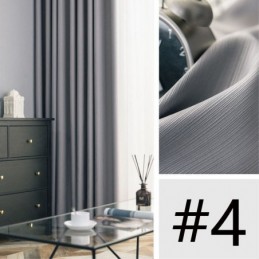 Nordic Striped Jacquard Curtain Made to Measure Curtain Blackout Curtains For Living Room Bedroom