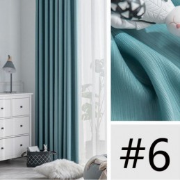 Nordic Striped Jacquard Curtain Made to Measure Curtain Blackout Curtains For Living Room Bedroom