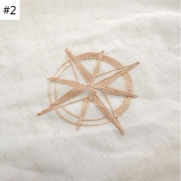 Modern Sheer Curtain Made to Measure Curtain Breathable Star Embroidery Living Room