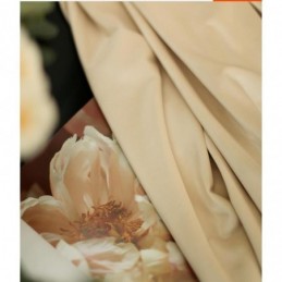 Flannels Champagne Color Blackout Curtain Made to Measure Curtain Nordic Minimalist Premium Fabric Living Room Restaurant