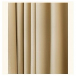 Flannels Champagne Color Blackout Curtain Made to Measure Curtain Nordic Minimalist Premium Fabric Living Room Restaurant