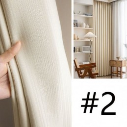 Modern Solid Color Curtain Made to Measure Curtain Blackout Curtains Drape For Living Room