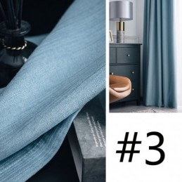 Modern Solid Color Curtain Made to Measure Curtain Blackout Curtains Drape For Living Room