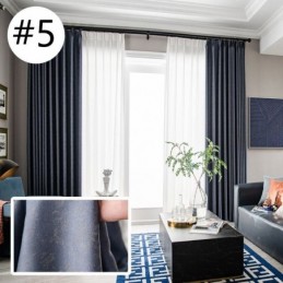 Modern Solid Color Curtain Made to Measure Curtain Blackout Curtains For Living Room