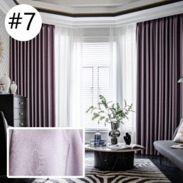 Modern Solid Color Curtain Made to Measure Curtain Blackout Curtains For Living Room
