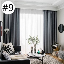 Modern Solid Color Curtain Made to Measure Curtain Blackout Curtains For Living Room