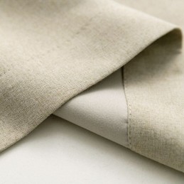 6 colors Pure Color Fine Linen Bedroom Living Room Shading Heat Insulation Curtain Made to Measure Curtain