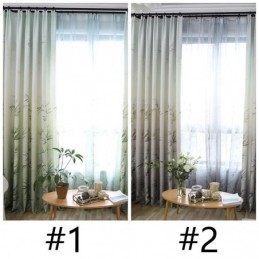 Curtain Made to Measure Curtain Fresh Bamboo Printing Window