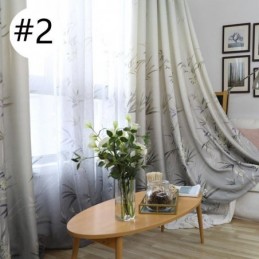 Curtain Made to Measure Curtain Fresh Bamboo Printing Window