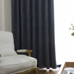 European Blackout Curtains Solid Color Chenille Curtain Made to Measure Curtain For Living Room Bedroom