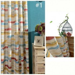 Abstract Colorful Curtain Made to Measure Curtain Kids Room Living
