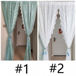Elegant Sheer Voile Curtains Decorative Window Drapes For Living Room Bedroom