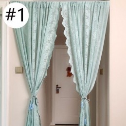 Elegant Sheer Voile Curtains Decorative Window Drapes For Living Room Bedroom