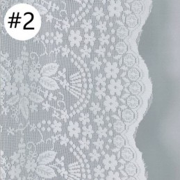 White Lace Curtains Sheer For Living Room