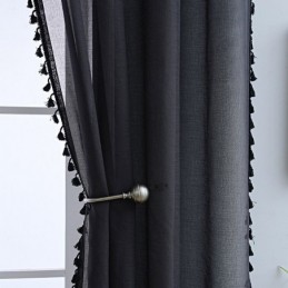 Transparent Tulle Curtains Modern Sheer Voile Curtain Made to Measure Curtain For Living Room Bedroom