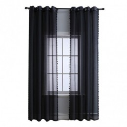 Transparent Tulle Curtains Modern Sheer Voile Curtain Made to Measure Curtain For Living Room Bedroom