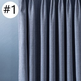 Modern Solid Color Curtain Made to Measure Curtain Blackout Curtains Drape For Living Room