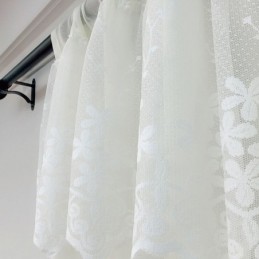 Modern Floral Design Curtain Made to Measure Curtain Tulle Window Sheer For Living Room Bedroom