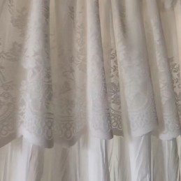 White Tulle Short Curtain Made to Measure Curtain Solid Sheer Voile Curtains Living Room